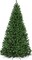 Unlit Artificial Spruce Christmas Tree, Realistic Full Shape with Foldable Metal Base for Indoor Holiday Decor